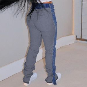Dżinsy damskie DPSDE 2023 Damie wiosna i letnia urbanistyka moda solidna kolor sexy osobowość trend dżinsowe długie spodnie