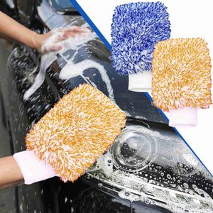 قفاز قفازات تنظيف السيارة من الألياف الدقيقة المناشف المنزل غسل نافذة العناية بالسيارات تنظيف قفاز غسل قفازات القفازات R230629