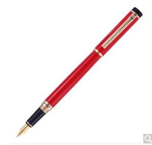 Pens Picasso 908 Red Gold Clip Wysokiej jakości drobny atrament atrament luksusowe szkolne biuro biurowe metalowe piórki fontanne na sprzedaż