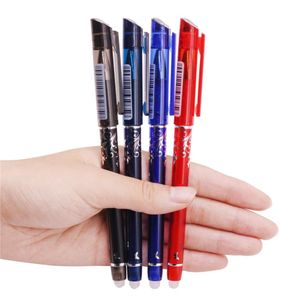 Penne 48 pezzi 0,5 mm Penna gel eliminabile 60 gradi Celsius scompare per lotta di articoli di cartoleria Magic Peni quattro colori disponibili