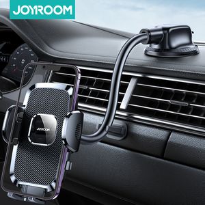 Joyroom 360ﾰ Автомобильный держатель для телефона с длинным рукавом Универсальный вентиляционный клапан GPS-подставка Вращающаяся приборная панель Мобильная сотовая поддержка для iPhone Samsung