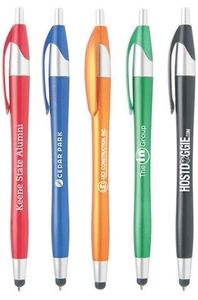 Penne Branding New Design Penna all'ingrosso con stilo Penna di plastica Stylus per iPad iPhone