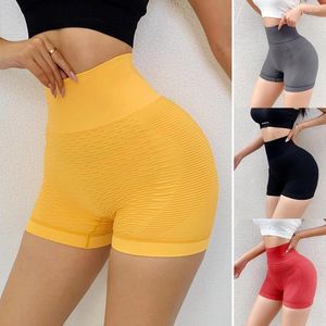 Active Shorts Seamless Woman Fitness Elastic Breathable Hip-lifting Yoga Leggings Running Pants Tummy Control Workout Gym