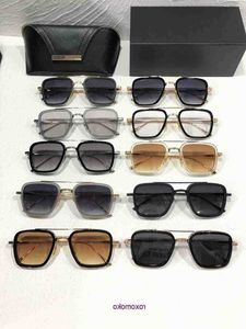 Eine DITA FLIGHT 006 Stark Vintage-Sonnenbrille, 18 Karat vergoldet, Designer-Sonnenbrille für Herren, berühmte modische Retro-Luxusmarke, Damenbrille, Modedesign, gl J5CD
