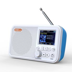 Радио C10 2,4-дюймовое цифровое радио Dab Dab + FM с телескопической антенной Цветной ЖК-дисплей Bluetooth-совместимое радиовещательное радио