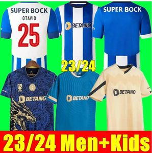 23 2024 FC Portos Soccer Jerseys Dragon Fans 23 23 Campeoes Pepe Sergio Oliveira Mehdi Luis Diaz Matheus Soft Football Kits