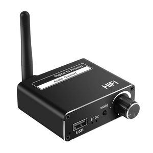 Verstärker optischer koaxialer Digital-zu-Analog-DAC-Digital-Toslink-zu-Analog-3,5-mm-Audiokonverter Stereo-L/R-U-Disk-Wiedergabeadapter 3 in 1