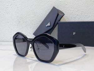 Дизайнерские солнцезащитные очки неправильной формы с логотипом p для мужчин и женщин Многоугольные пластинчатые очки Линзы и солнцезащитные очки из закаленного стекла