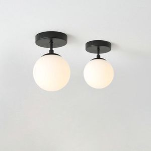 Taklampor Modern Enkelt för entré Hall Balkong Kök Belysning Hem DEOCOR LAMP GLASS LIGHT FIXTURE