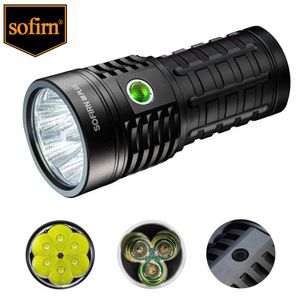 Portable Lanterns Sofirn Q8 Plus Super Powerful LED Flashlight 16000lm USB C Rechargeable 21700 Anduril 2.0 Torch XHP50B Reverse Charging 230629