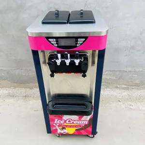 LINBOSS Softeismaschine, Joghurt-Eismaschine für Cafés, Bars, Restaurant, Ausrüstung, Werkzeug, 2100 W