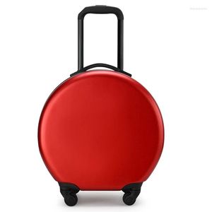 Resväskor GTPO9-hög kvalitet design ABS Material Personlig barns cirkulära rullstuga