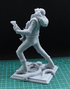 Cables 1/24 75mm 1/18 100mm Resin Model Kits Crazy Guitar Man Figure Sculpture Unpainted No Color RW805