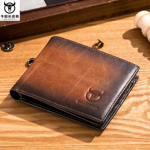 Marka erkek cüzdan hakiki deri çanta erkek cüzdan çok fonksiyonlu saklama çantası bozuk para cüzdanı cüzdan kart çanta üst katman inek derisi