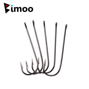 Anzóis de pesca Bimoo 500PCS Aberdeen Long Shank Fish Hook Água salgada Anzóis de água doce Sabiki Rig Streamer Fly Hook Tamanho 10 4 2 2/0 Atacado 230629