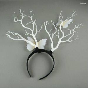 Hair Clips Fashion Headdress Gothic Antler Deer Horn Tree Branches Headband Po Props Jewelry