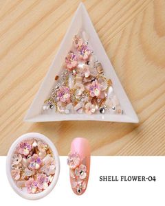 1box Nails Shell Flower Nail Art Decoration Pearl Diamond Accesorios Supplies For Professionals DIY Accessories Decorations1173464