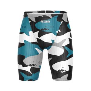 Men's Swimwear 2023 Swimsuit Jammers Swimming Trunks Competition Training Quick Dry Breathable Surf Running Shorts 230630