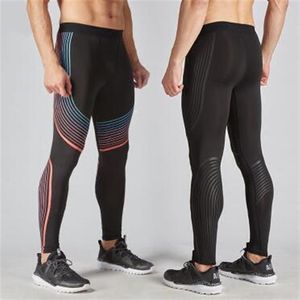 Erkekler Pantolon 2019 Yeni Sıkıştırma Pantolon Marka Giyim Taban Katmanı Tayt Egzersiz Spor Uzun Tayt Pantolon Eğlence Pantolon Man317m