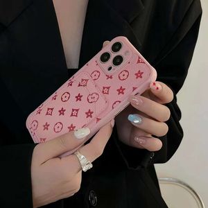 Apple iPhoneのレザープリントデザイナーEmed Flower Phoneケース