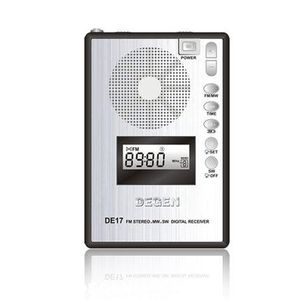 Radio Najlepsza cena de17 fm stereo MW SW SW LCD DSP DSP World Band Odbiornik alarm Quarz Clock Radio A0904A