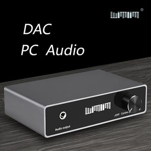 Connectors Audio DAC Mobiltelefon PC USB -avkodare HIFI -hörlurarförstärkare ut 3,5 mm RCA RCA Jack