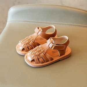 Sandały Dzieci Summer Baby Boys Beach Fashions Solidny kolor niemowlęcia Sneakersa 230630