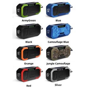 Radio Bt Fm/am Radio Portable Ipx6 Waterproof Hand Crank Solar Multifunction Emergency Bluetooth Speaker Support Sos