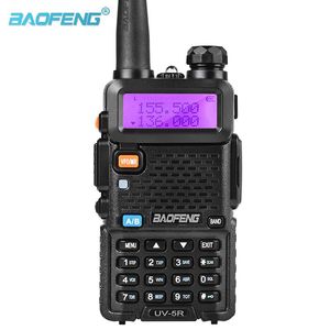 トーキーbaofeng uv5r walkie talkieデュアルディスプレイVHF 136174 UHF 400520MHz 5W双方向ハムラジオ