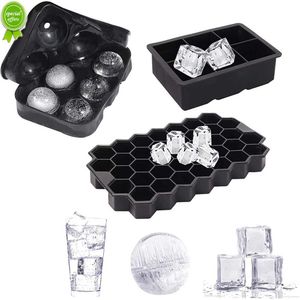 New 4 6 8 15 Grid Big Ice Food Mold Giant Jumbo Large Food Grade Silicone Ice Cube Square Tray Mold DIY Ice Maker Ice Cube Tray