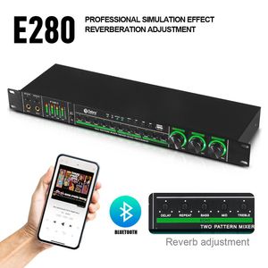 Mixer Debra E280 Audio Prestage Reverb Dsp Processor with Usb,4.0 Bluetooth ,optical Interface for Karaoke Effect System.