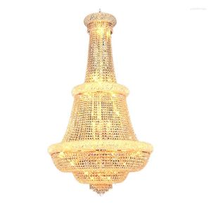 Chandeliers Phube Lighting Large Foyer Entryway Crystal Chandelier French Empire Gold Light !