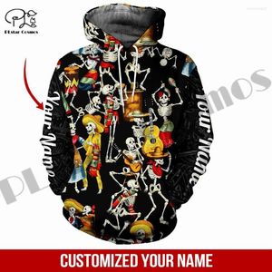 Moletons Masculinos PLstar Cosmos Est Impressos em 3D Guitar Music Nome Personalizado Presente Amante Harajuku Streetwear Unique Unissex Hoodies/Moletom/Zip B-4