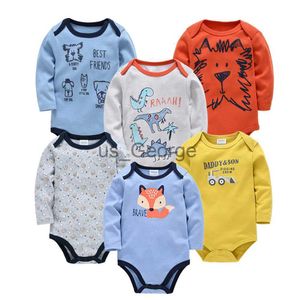 Clothing Sets Kavkas Baby Boys Girls Bodysuit 6 PCS 3 PCS Long Sleeve 100 Cotton Baby Clothes 012 months Newborn body bebe Jumpsuit Clothing J0630