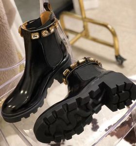 مصمم حذاء كاحل المصمم مع حزام الكاحل القابل للفصل مع أحذية كريستال فاخرة أحذية مكتنزة متوسطة منتصف الكعب 04