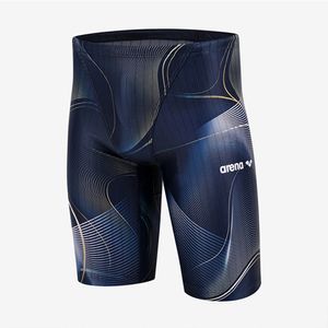 Mäns badkläder Summer Mens Swimming Jammers Tight Shorts Swim Trunks Endurance Athletic Pants Swimsuit 2023 Diving Beach Surfing 230630