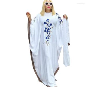 Ethnische Kleidung Ramadan Weißes muslimisches Hijab-Kleid Frauen Gebetskleidungsstück Jilbab Abaya Dubai Lange Khimar-Islam-Kleidung Kaftan Maxi Robe Djellaba