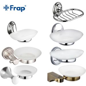 Soap Dishes FRAP Soap Dishes Soap Basket Wall Mounted Soap Dish Bathroom Accessories Bathroom Furniture Toilet Balcony Glass Soap Holder 230629