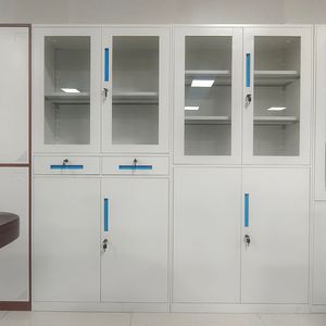 Multiple styles of commercial office furniture and filing cabinets support customization
