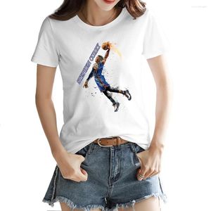 Women's T Shirts Tees Stephens och Currys Mengshen Mengku 2023 Basketballstjärnor Grafisk vintage fitness -kampanjtitel Högkvalitativ Eur Size