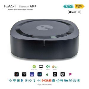 Mixer IeAst AudioCast AMP80 Wireless WiFi Bluetooth 5 Amplifier Audio Receiver Lossless Multi Room Airplay, DLNA, UPNP Spotify Tidal