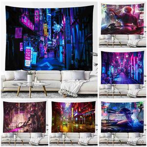 Other Home Decor Anime Tapestry Hanging Room Decor Hippie Large Fabric Tapestry Aesthetic Dorm Bedroom Decoration Home R230630