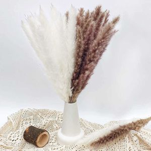 Dried Flowers 30Pcs Natural Flower Small Reed Real Plant Grass Family DIY Wedding Party Decoration Bouquet Arrangemen