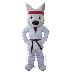 Abbigliamento per prestazioni di carnevale del costume della mascotte del lupo sportivo di taglia per adulti Costume di fantasia personalizzato Abbigliamento pubblicitario