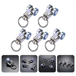 Hangers 5 Pcs Curtain Accessories Curtains Windows Metal Sliding Wheel Pulley Straight Roller