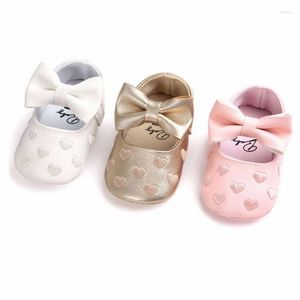 First Walkers Mildsown Toddler Cute Baby Girls Walker Shoes Bowknot Soft Sole PU Presepe Sneakers Prewalker
