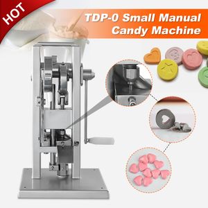 TDP-0 Punch Press Machine Candy Milk Tablet Die Manual Single Punch Candy Press Machine Anpassning med 1 form (inte någon logotyp)