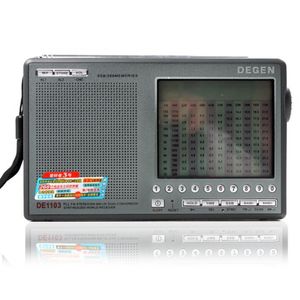 Radyo Degen DE1103 DSP Radyo FM SW MW LW SSB Dijital Dünya Alıcı Harici Anten Radyo FM Kalitesi Vs Tecsun