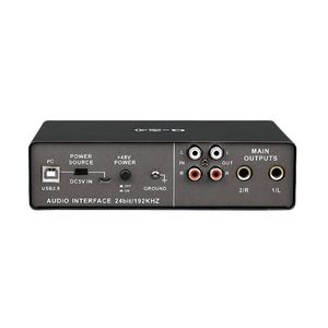 Guitar Teyun Q24 Professional Audio Sound Card with Electric Guitar Monitor Recording Live Broadcast for Singing Computer Pc Studio