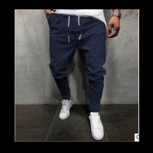 pantaloni di pelle Abbigliamento Abbigliamento Estate Nero Verde Cachi Pantaloni casual con cerniera laterale Harem Uomo Jogger Tuta da uomo Club Wear Taglia 30-165O